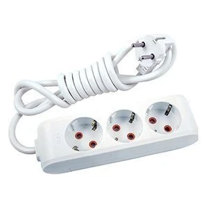 Ata Elektronik Yerli Imalat 3 Port 3'lü 2 Metre Topraklı Grup Priz Piriz