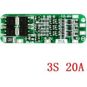 3s 20A 12,6V Bms Koruma Kartı Lityum Batarya 18650 Li-Ion Lipo Protection Module