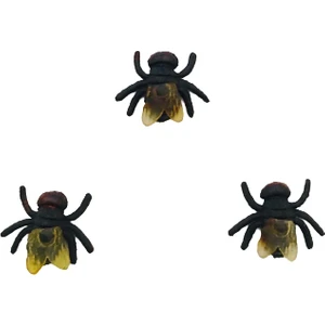 Event Party Store Cadılar Bayramı Halloween Şaka Sinek Set 3'lü Siyah Renk