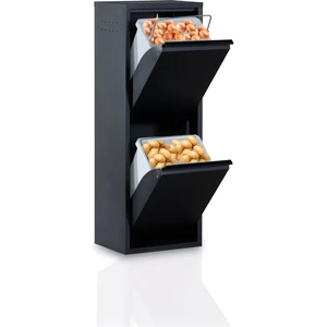 Ata Group 2'li Siyah Metal Çok Amaçlı Dolap