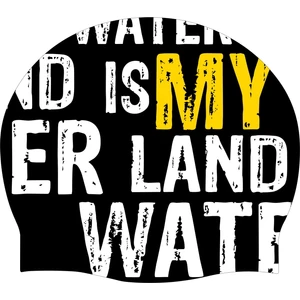 İkavi Water İs My Land Baskılı Siyah Silikon Bone