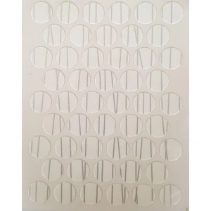 Nsp Yapışkanlı Vida Tapası Parlak Beyaz Yağmur