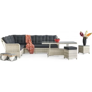 OckGarden's Kamelya Köşe Takımı Rattan Bahçe Balkon Oturma Takımı