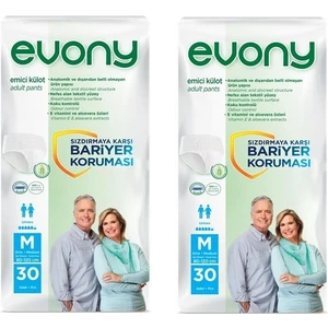 Emici Külot Orta Medium 5.5 Damla 30'Lu 2 Paket Hasta Bezi