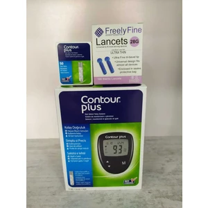 Ontour Plus Ölçüm Cihazı+Strip 50 Adet Contour PLUS+100 Adet Lancet