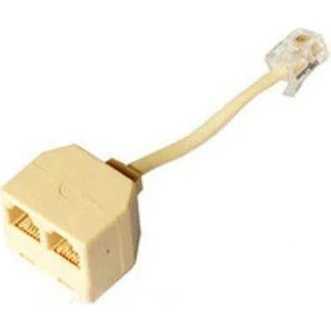 Kablolu Telefon Çoklayıcı 2 Li RJ11 Çoklayıcı 2 Li Telefon Çoklayıcı