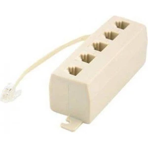 Kablolu Telefon Çoklayıcı 5 Li RJ11 Çoklayıcı 5 Li Telefon Çoklayıcı 5 Port Hat Çoklayıc