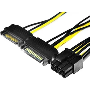 8 Pin Sata Kablo 6+2 Pin Sata Kablo 8 Pin Ekran Kartı Power Kablosu