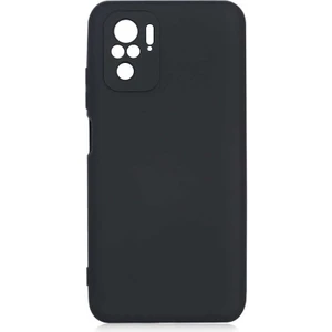 Case 4U Xiaomi Redmi Note 10S Kılıf Kamera Korumalı Içi Kadife Logosuz Mara Lansman Silinebilir Kılıf Siyah