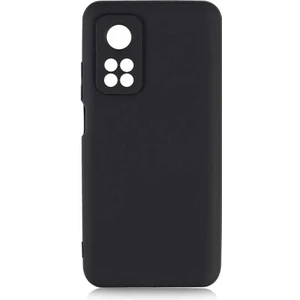Case 4U Xiaomi Mi 10T 5G Kılıf Kamera Korumalı Içi Kadife Logosuz Mara Lansman Silinebilir Kılıf Siyah
