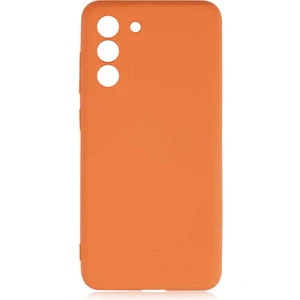 Case 4U S21 fe Uyumlu Kılıf Kamera Korumalı Içi Kadife Logosuz Mara Lansman Silinebilir Kılıf Turuncu