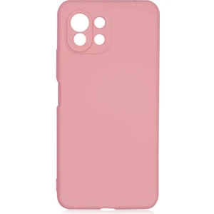 Case 4U Xiaomi Mi 11 Lite Kılıf Kamera Korumalı Içi Kadife Logosuz Mara Lansman Silinebilir Kılıf Açık Pembe