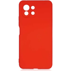 Case 4U Xiaomi Mi 11 Lite Kılıf Kamera Korumalı Içi Kadife Logosuz Mara Lansman Silinebilir Kılıf Koyu Pembe