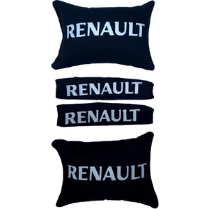 Renault Nakışlı Boyun Yastığı Konfor Seti