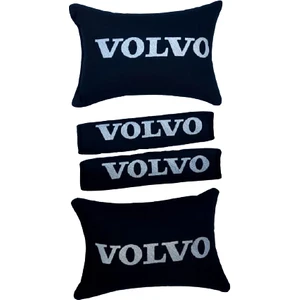 Volvo Nakışlı Boyun Yastığı Konfor Seti