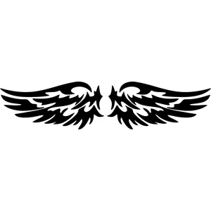 Quart Aksesuar 2'li Kanat Sticker Oto Sticker Araba Sticker