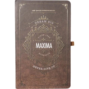 Maxıma Çizgisiz Defter Kahverengi