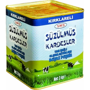 Süzülmüş Kardeşler Teneke Inek Peyniri 3 kg