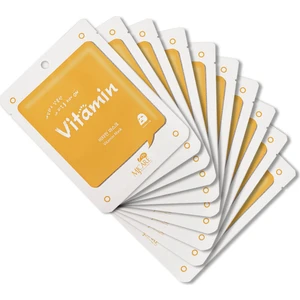 C Vitamini İçerikli Kağıt Yüz Maskesi 10'lu Paket Nemlendirici ve Besleyici Tüm Cilt Tipleri