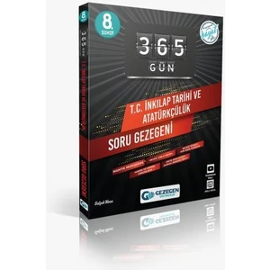 Gezegen Yayıncılık 8.Sınıf LGS  T.C. Inkılap Tarihi ve Atatürkçülük 365 Gün Soru Gezegeni