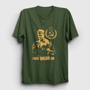 Unisex Haki Soviet ivan Drago Film Rocky T-Shirt