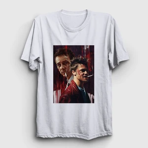 Unisex Beyaz Tyler Film Dövüş Kulübü Fight Club T-Shirt
