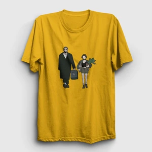 Unisex Sarı Walk Film Leon T-Shirt