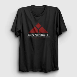 Unisex Siyah Skynet Film The Terminator T-Shirt