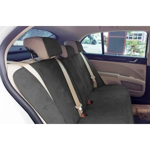 Vw Golf 7 -7.5 Yeni Nesil Koltuk Koruyucu 2008-2012 Ön 2 Li Kılıf Minder Siyah