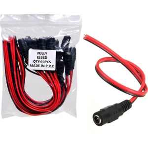 TK34 Power Kablo Dişi 25CM (5.5x2.5) Fully E336D