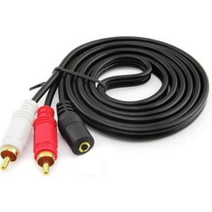2rca 3.5mm St Dişi Uzatma Kablo 1.5mt