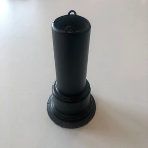 Tekli Radyatör Boru Gizleme Kılıfı 2 Parçalı Geçmeli Plastik Siyah 115MM