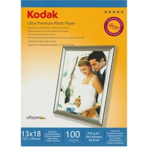 Kodak Ultra Premium Glossy,parlak 270GR/M² Fotoğraf Kağıdı 100 Yaprak 13 x 18 cm