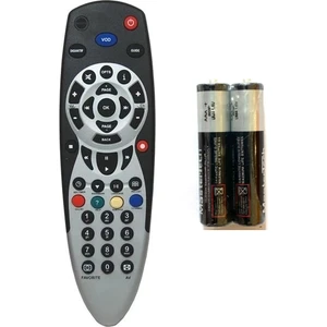 Dıgıturk Plus Siyah   Hd Uydu Cihazı  Kumandası + 2 Pil Hediyeli