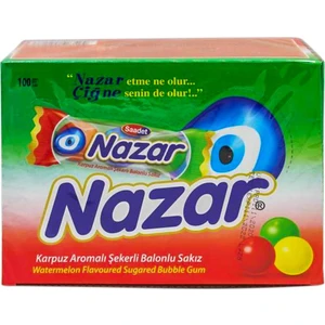 Nazar 3'lü Sakız Karpuz 100'LÜ