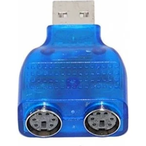 USB To Ps2 Çevirici Klavye Mouse Yuvarlak Uç USB Çevirici