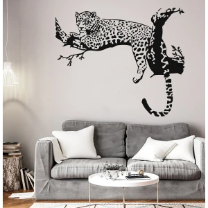 Sticker Sepetim Leopar Dekoratif Duvar Sticker