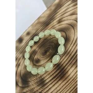 Sultan Telkari Gümüş Aparatlı Karanlıkta Parlayan Toz Kehribar Bileklik