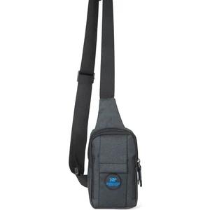 Erkek Keten Kumaş Belgrat Telefon Bölmeli Çapraz Göğüs ve Omuz Çantası new186 - Siyah - Mavi
