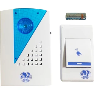 Kirgil Kapi Zili Kablosuz Wireless 32 Melodili Kapi Zili 006 Mavi