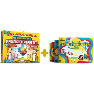 Adeda Yayıncılık Dikkati Güçlendirme Seti 8 Yaş +Tatil Etkinleri 2. Sınıf