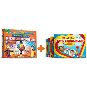 Adeda Yayıncılık Dikkati Güçlendirme Seti 6 Yaş +Tatil Etkinleri 1. Sınıf
