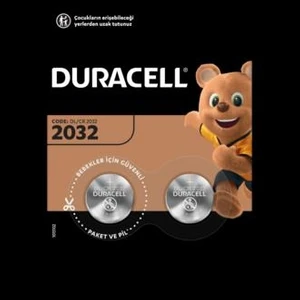 Duracell 2032 3V Lityum Pil (2 Adet)