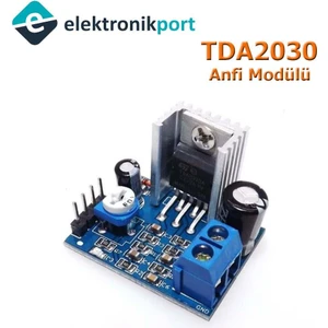 TDA2030A 18W Anfi Kiti 6‐12V  Ses Yükseltici Digital Amplifier Board