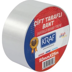 Çift Taraflı Bant 50 mm x 25 M 2550 gr