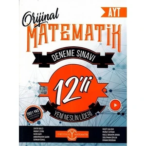 Orijinal Yayınları  AYT Matematik 12'Li Deneme Sınavı