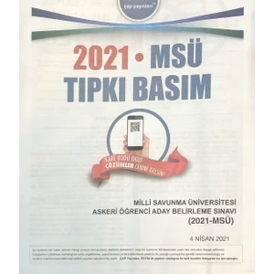 Çap Yayınları Üniversiteye Hazırlık 2021 MSÜ Tıpkı Basım