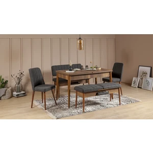 SEMBOL EXTRA MASA TAKIMI CEVİZ ANRASİT