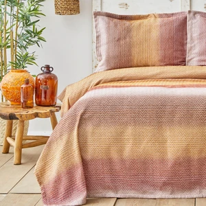 Karaca Home Jade Kiremit Çift Kişilik Yatak Örtüsü