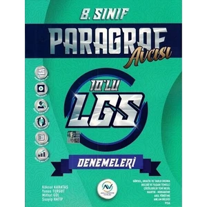 Av Yayınları Akıllı Versiyon Yayınları 8. Sınıf LGS Paragraf 10'lu Deneme